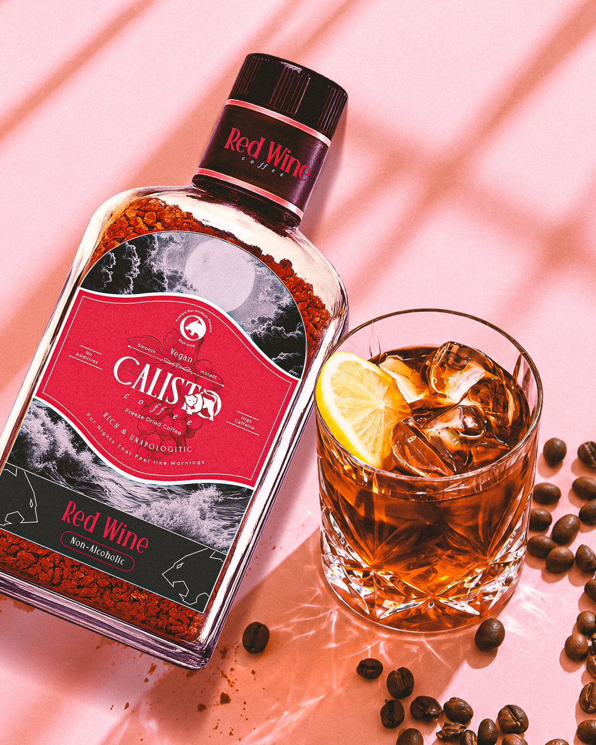 Red Wine Rush - Non-Alcoholic Rich, smooth and intriguingly bold Coffee | Red Wine Flavored Coffee | 100% Non Alcoholic