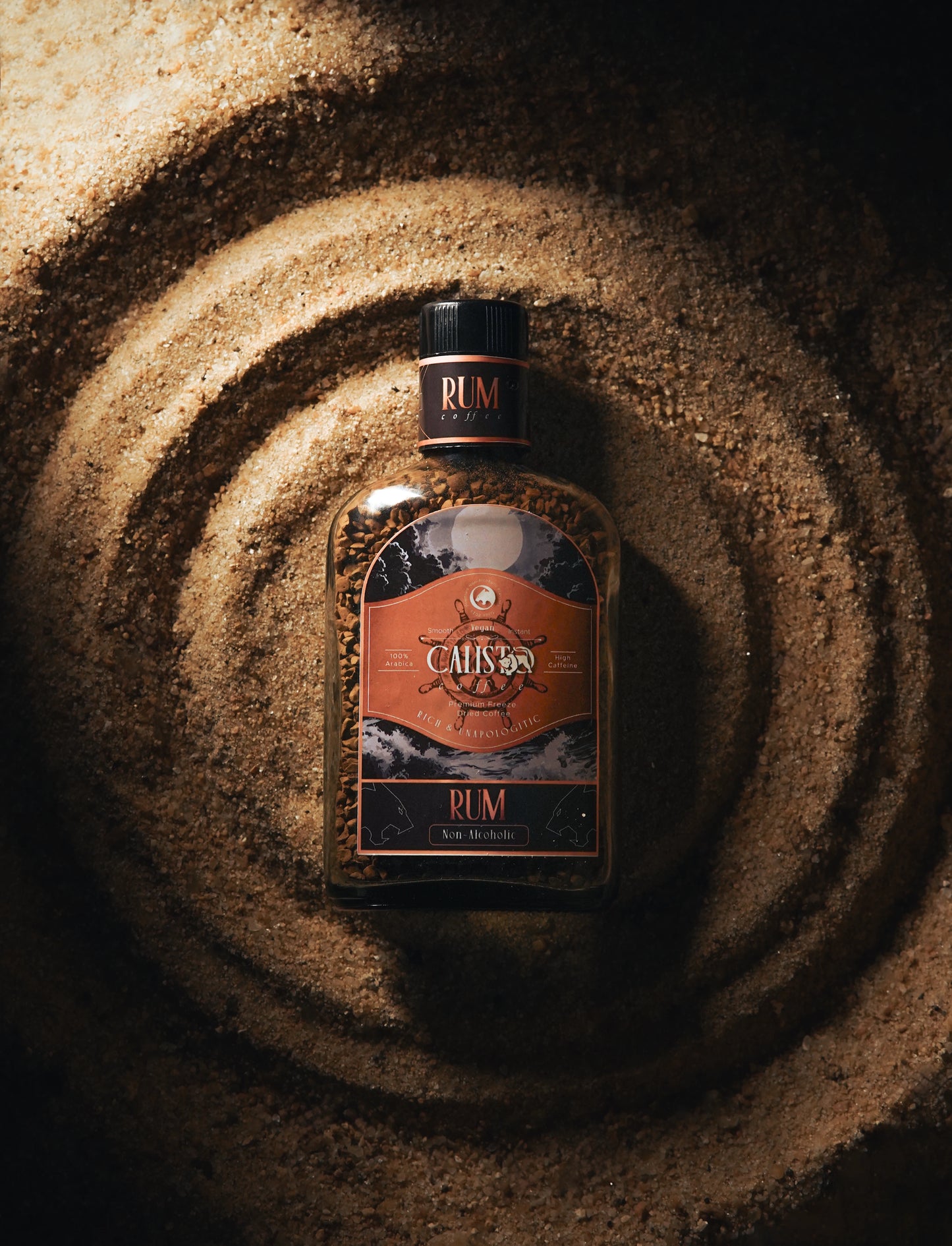 Rum-Flavoured Coffee (Non-Alcoholic) || Dark Pour