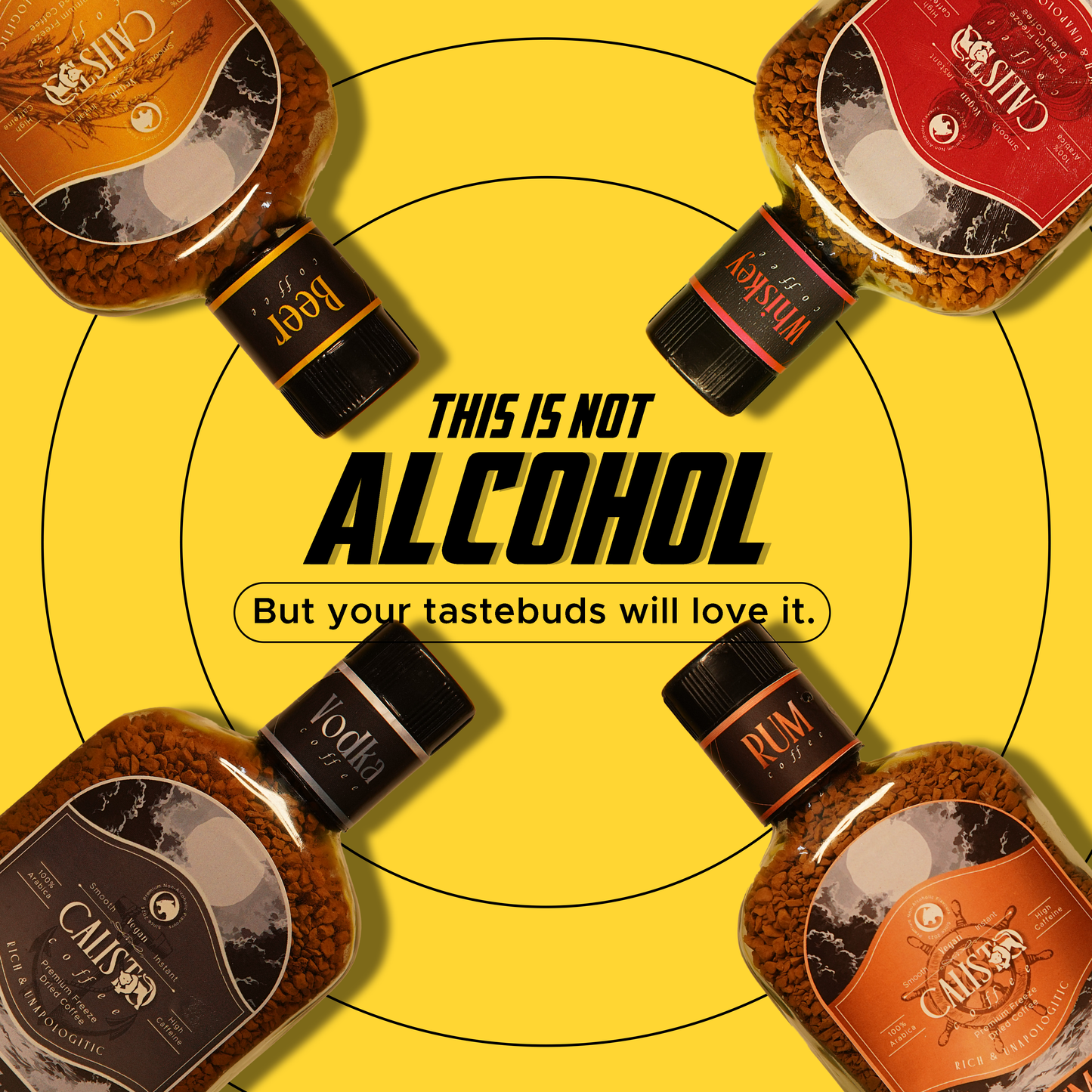 The All-Star Pack – 4 Jar Coffee Bundle- Non-Alcoholic